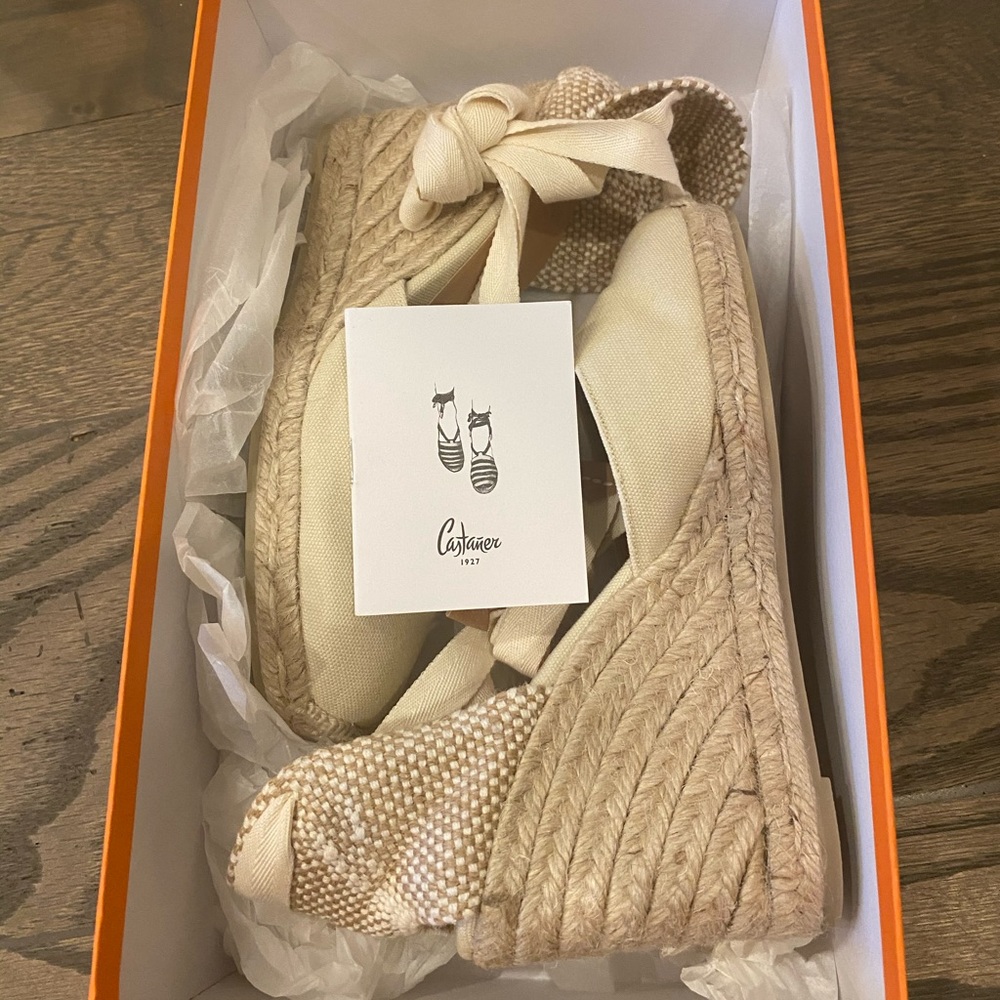Castañer Carina 80 espadrille/wedges - NEW W/ TAGS
